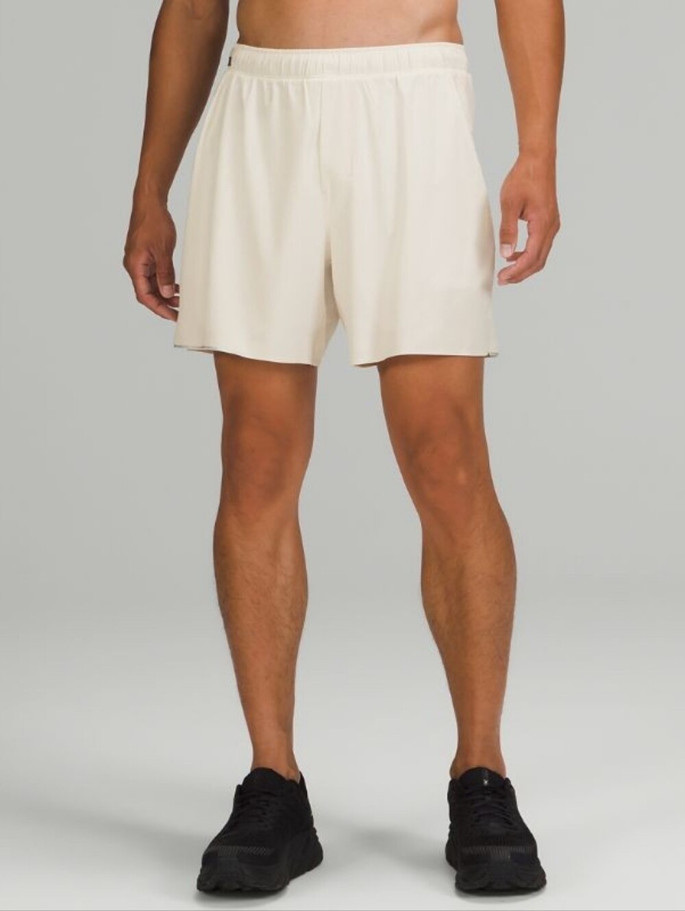 Lululemon Surge Lined Short 6" White Opal Mens Small
